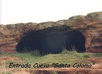 Entrada a la cueva de Santa coloma