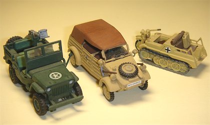 JEEP, KÜBELWAGEN y KETTENKRAD