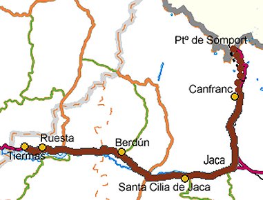 Tradicional Camino  de Santiago aragonés