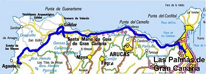 Costa norte de Gran Canaria