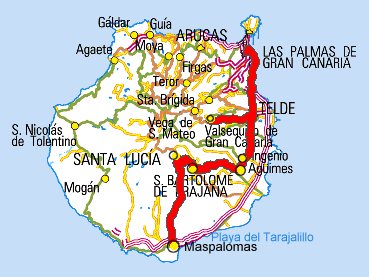 Zona Sur de Gran Canaria
