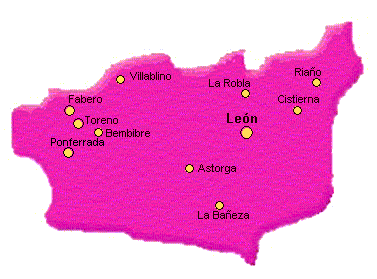 Mapa provincial de León