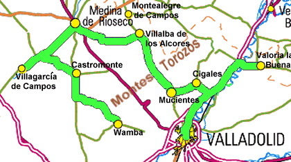 Mapa Torozos