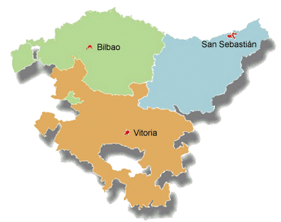 Mapa  Vascongadas