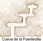 Croquis de la Cueva de la Puentecilla